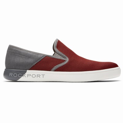 Rockport Colle Mesh Freizeitschuhe Herren Rot / Grau DVE-621904